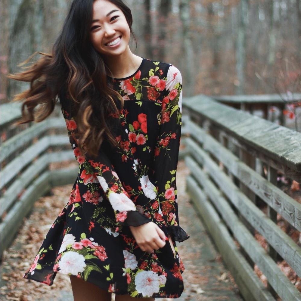 Anthropologie Kimchi Blue Yoke Mini Dress Small